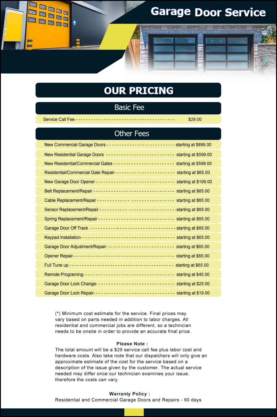 Garage Door & Opener Repairs San Mateo, CA 650-297-2379